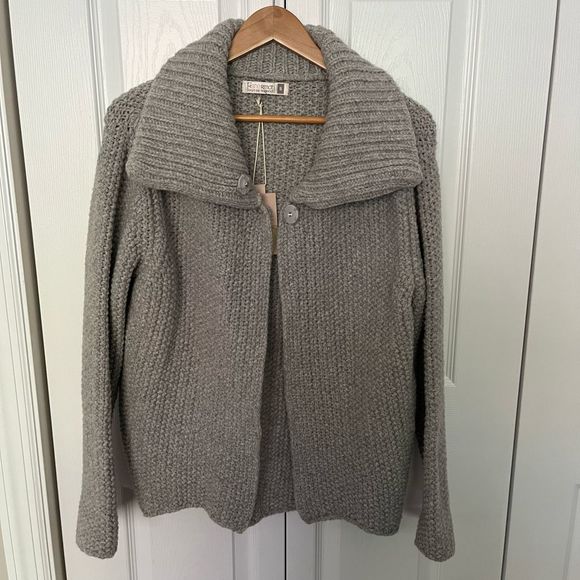 Fisherman Sweaters - Fisherman out of Ireland grey knit sweater size small